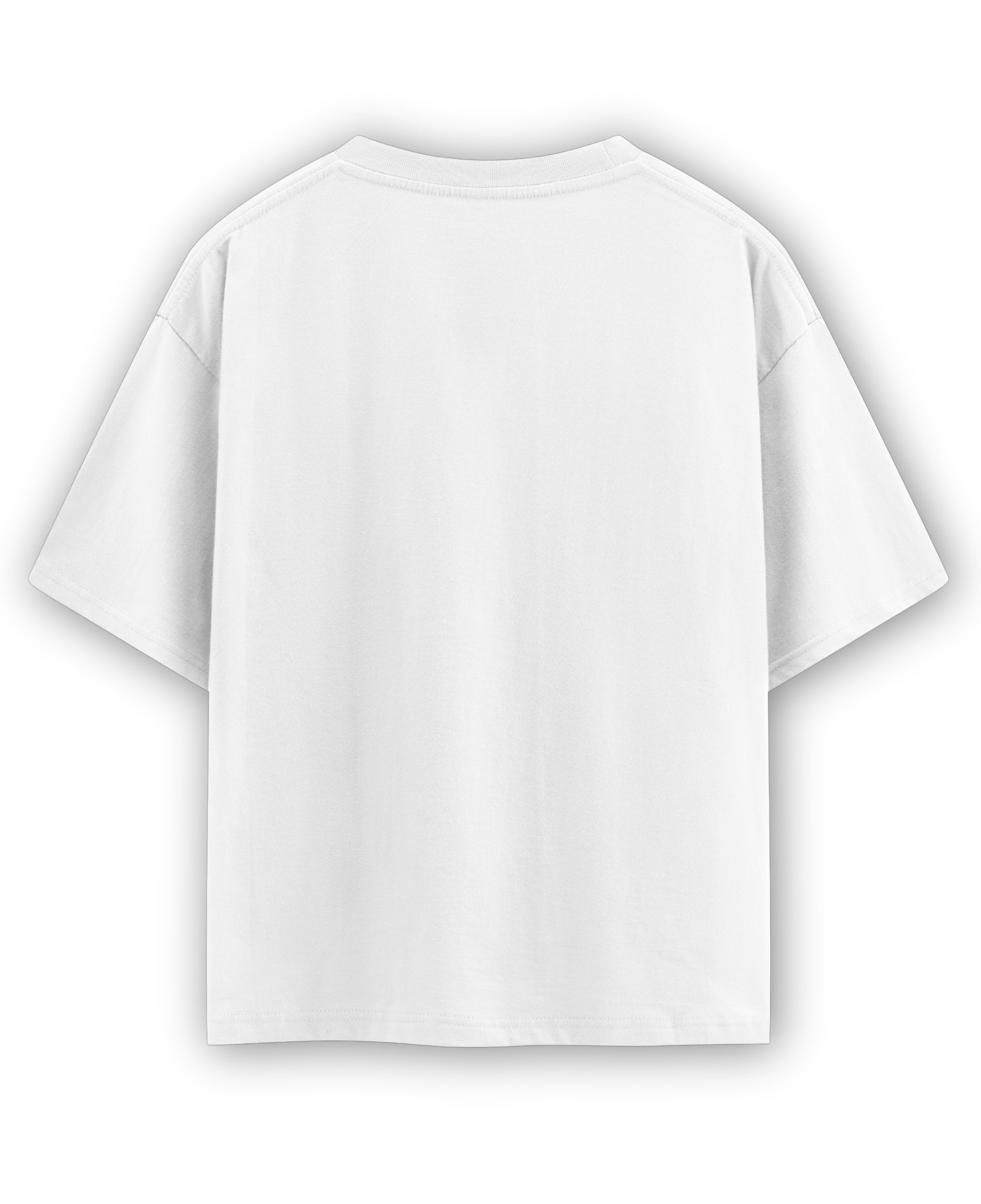 White Oversized T-shirt Back Design